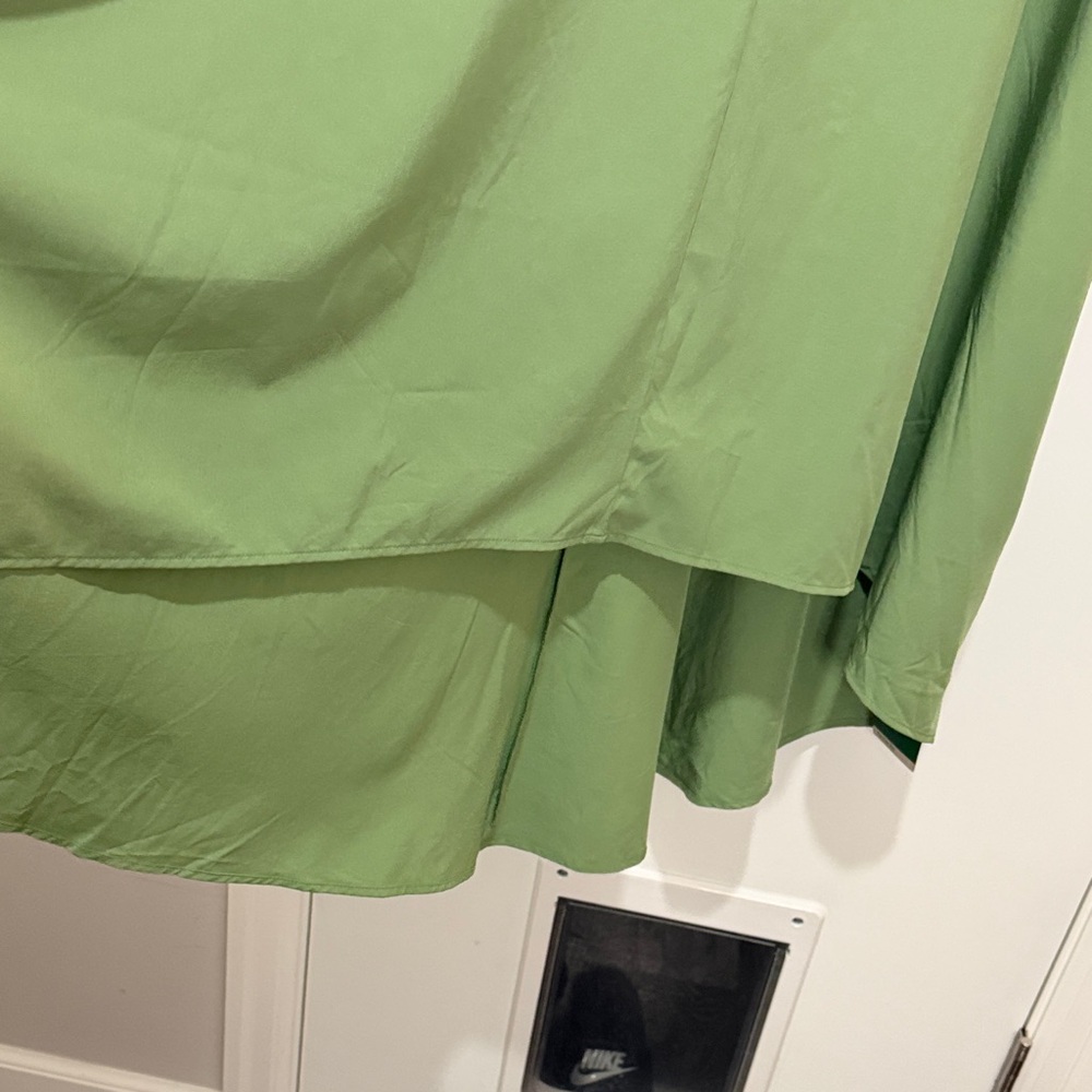Sage Green High Low Dress - Picture 2 of 6